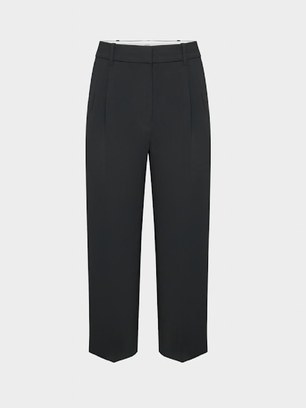 Aritzia The Effortless Pant Cropped Crepette Black Size 4